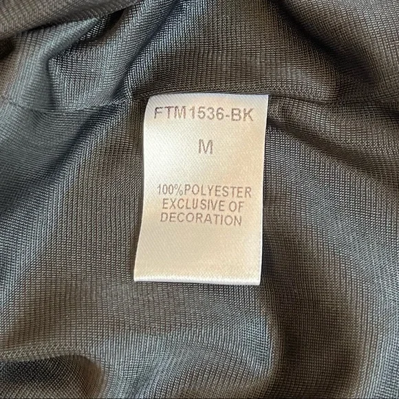 THML Black & Cream Embroidered Halter Maxi Dress NWT Women’s Size Medium - Picture 9 of 11